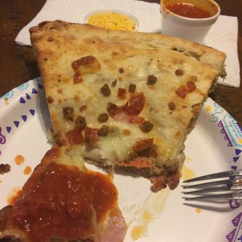 Joe's Pizza - Stuffed meat pizza with sauce - Pizza Near Me - Abilene, Texas