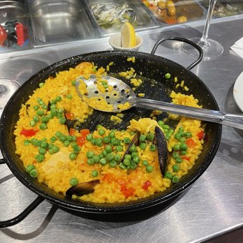 La Tortilla - The paella, a good serving for two - Spanish Near Me - Inverness, HLD La Tortilla - The paella, a good serving for two - Spanish Near Me - Inverness, HLD