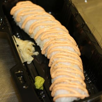Wasabi - Dragon roll filled with shrimp tempura, crab meat,avocado,and cucumber. - Japanese Near Me - Cleveland, Ohio Wasabi - Dragon roll filled with shrimp tempura, crab meat,avocado,and cucumber. - Japanese Near Me - Cleveland, Ohio