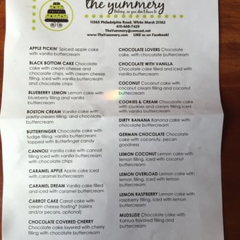 The Yummery - Cake list page 1 - Cupcakes Near Me - White Marsh, Maryland