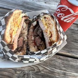 La Vaca Mariposa - Bozeman - Venezuelan hamburger