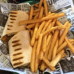 The Coffee Lodge - Breakfast Burrito and Fries