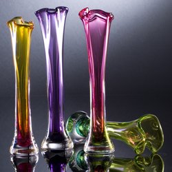 Thal Glass Studio & Gallery - Bud Vases 14" x 3"