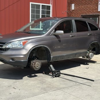 Tire Town - Wheels off - Auto Repair Near Me - Columbus, Ohio