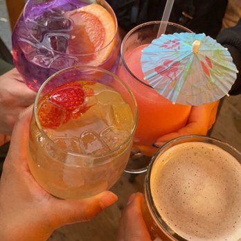 Some Random Bar - Left to right: Gin and Jam, it's fucking summer, froze all day, Reubens summer ipa - New American Near Me - Seattle, Washington