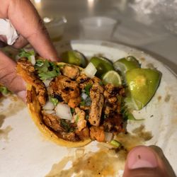 Chicken, with homemade tortillas #LifeChanging