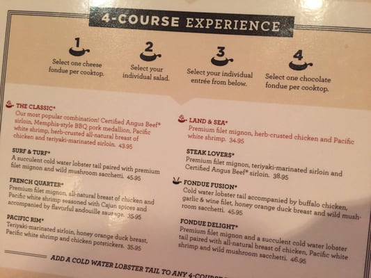 Menu photo 8 The Melting Pot Atlanta, GA Menu photo 8 The Melting Pot Atlanta, GA