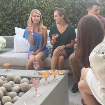 Borrowed BLU - Used a mix of their rose Champagne coupes, and pressed glasses for a summer solstice party. Love how it turned out! - Party Equipment Rentals Near Me