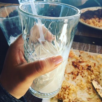 Elvira's Mexican Grill - Milk to calm the spicy burn in my mouth - Mexican Near Me - Upland, California