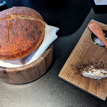Miro Kaimuki - Sourdough bread with truffle butter - Asian Fusion Near Me - Honolulu, Hawaii Miro Kaimuki - Sourdough bread with truffle butter - Asian Fusion Near Me - Honolulu, Hawaii
