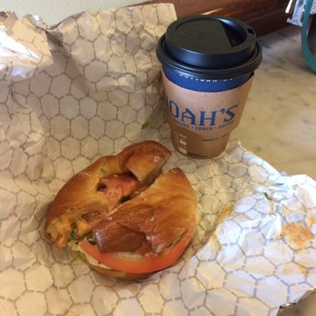 Noah's NY Bagels - 1. The quality is so poor after opening, it looks like someone SAT on my food.... $5.79. - Bagels Near Me - Davis, California