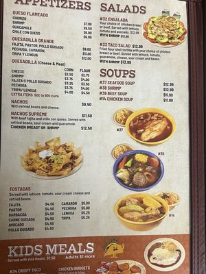 Menu photo 4 El Rancherito Houston, TX