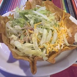 Chicken taco salad
