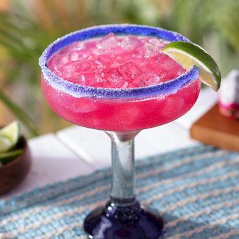 Bahama Breeze - Dragon Fruit Margarita - Patrón Silver Tequila, triple sec, dragon fruit, key lime juice, sweet & sour with a sugar rim. - Seafood Near Me - Altamonte Springs, Florida Bahama Breeze - Dragon Fruit Margarita - Patrón Silver Tequila, triple sec, dragon fruit, key lime juice, sweet & sour with a sugar rim. - Seafood Near Me - Altamonte Springs, Florida