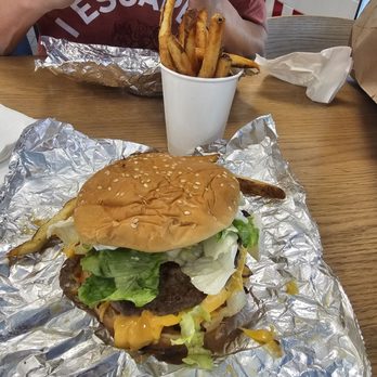 Five Guys - Bacon Cheeseburger - American Near Me - Riverside, California