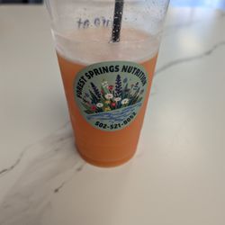 Forest Springs Nutrition - I've enjoyed so many of their drinks, I don't even remember what this one is. I just know I've enjoyed them all.