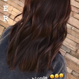 Brunette after blonde Brunette after blonde
