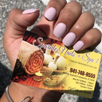 Sparkle Nails & Spa - dip by Vu! first time here, definitely will not be my last!!! - Nail Salons Near Me - Bradenton, Florida