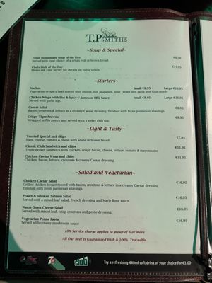 Menu photo 2 TP Smiths Dublin, D