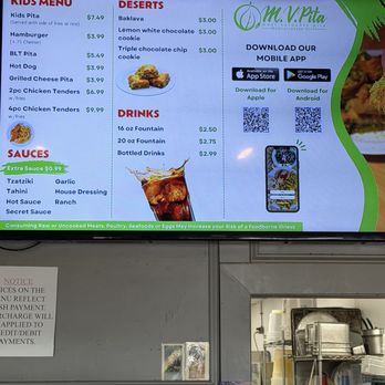 MVPita Mediterranean Grill - I had the gyro and it was delicious! Great deal for the price! I'll definitely be back!! - Mediterranean Near Me - Mesa, Arizona