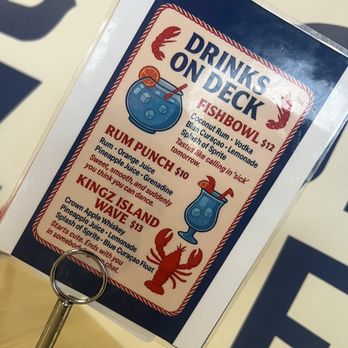 Krab Kingz - Cocktail menu. I'll be back to try more. - Seafood Near Me - Fallon, Nevada