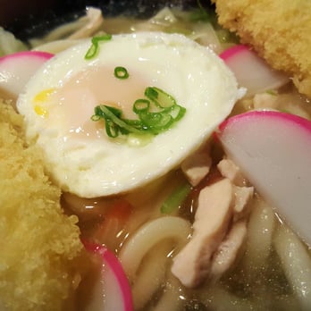 Sushi Cortaro - Udon with shrimp tempura, egg, chicken, poached egg! - Sushi Bars Near Me - Tucson, Arizona
