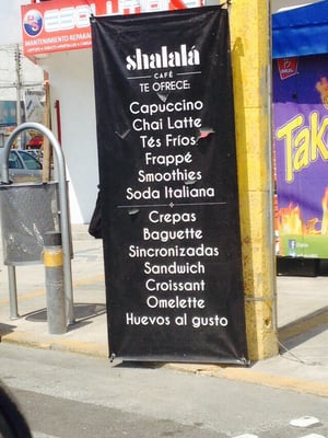 Menu photo 2 Shalalá Café Puebla, PUE Menu photo 2 Shalalá Café Puebla, PUE