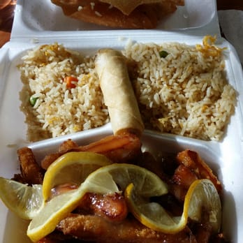 Little Wang Kung - #20. Lemon Chicken - eggroll got smaller and tasted burnt (chicken) today. Disappointed today. - Chinese Near Me - Los Angeles, California Little Wang Kung - #20. Lemon Chicken - eggroll got smaller and tasted burnt (chicken) today. Disappointed today. - Chinese Near Me - Los Angeles, California
