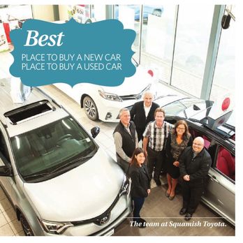 Squamish Toyota - Voted Best Place to Buy a New or Used car for almost a decade! - Car Dealers Near Me - Squamish, British Columbia