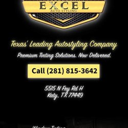 Excel Tintworks - Call us to book your appointmen.