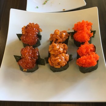 Sake 2 Me Sushi - Nigiri - masago, spicy scallops - Sushi Bars Near Me - Tulsa, Oklahoma Sake 2 Me Sushi - Nigiri - masago, spicy scallops - Sushi Bars Near Me - Tulsa, Oklahoma