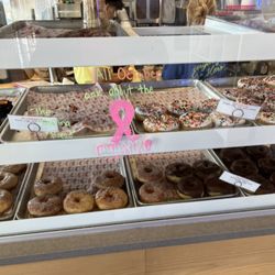 Full Circle Doughnuts - Donut display of various donuts.