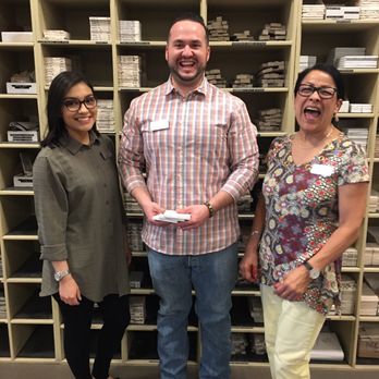 Arizona Tile - From left to right(Jen, Arturo, and Yolanda) very very personable people!As you can tell they love what they do, and it shows! - Building Supplies Near Me - Sun Valley, California