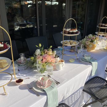 Genevieve Tea Services - beautiful set up - Caterers Near Me