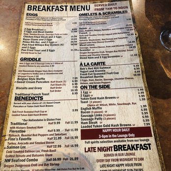 Finn's Fish House - Menu - Seafood Near Me - Seaside, Oregon Finn's Fish House - Menu - Seafood Near Me - Seaside, Oregon