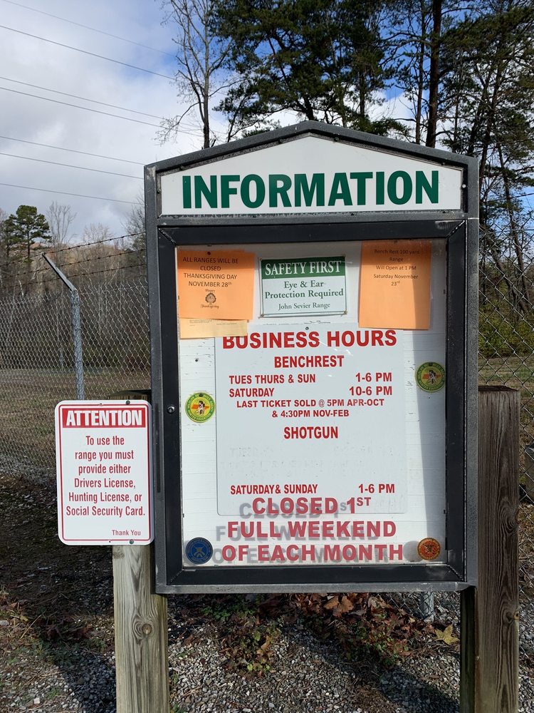 JOHN SEVIER HUNTER EDUCATION CENTER Updated July 2024 2327 Rifle