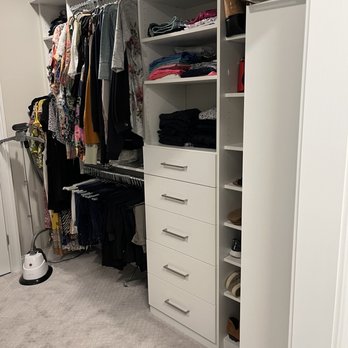 Artisan Custom Closets - Master Her side - Interior Design Near Me - Marietta, Georgia