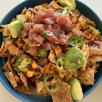 Kane - Tuna poke nachos - Indonesian Near Me - Marco Island, Florida Kane - Tuna poke nachos - Indonesian Near Me - Marco Island, Florida
