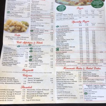 Brother's Pizza - Menu - Pizza Near Me - Saddle Brook, New Jersey
