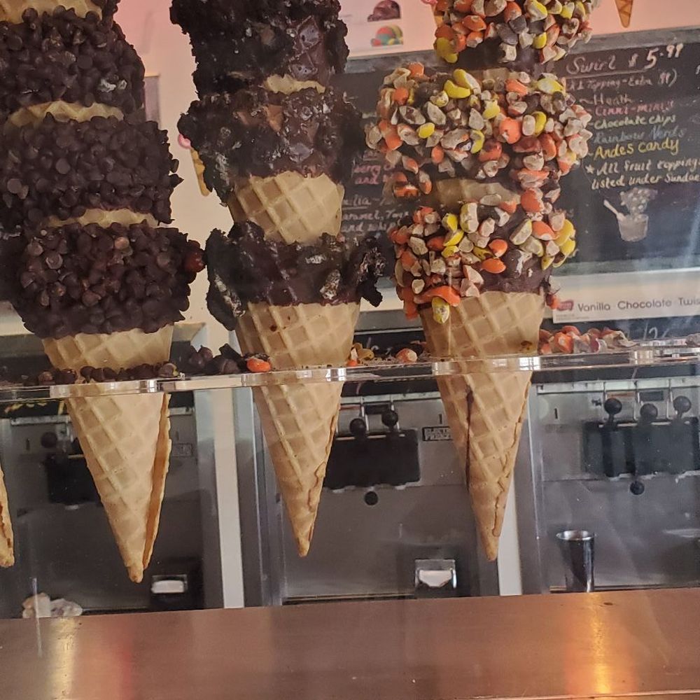 Sweet Emilia's Ice Cream - three cones of ice cream - Desserts Near Me - Buffalo, New York Sweet Emilia's Ice Cream - three cones of ice cream - Desserts Near Me - Buffalo, New York