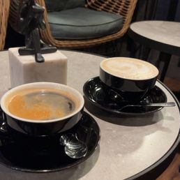 Decaf Americano and vanilla late Decaf Americano and vanilla late