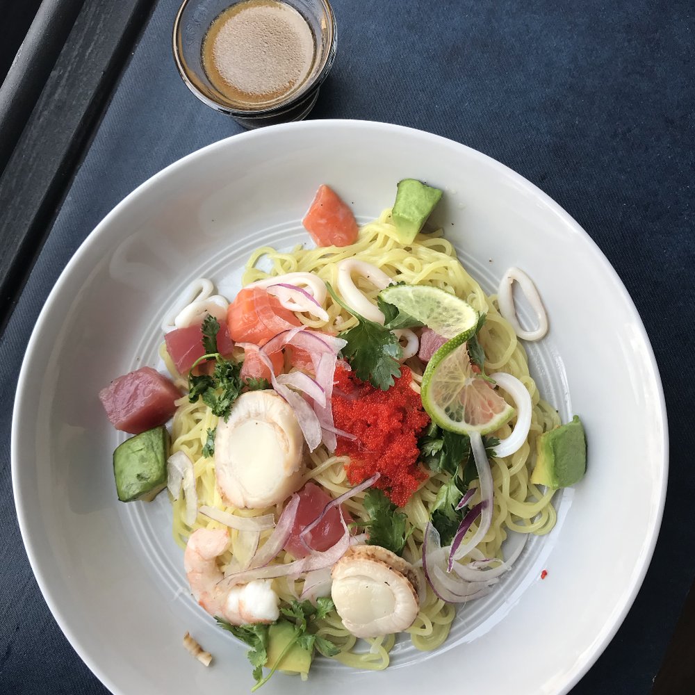 Wanpaku - Seafood ceviche ramen - Ramen Near Me - Brooklyn, New York Wanpaku - Seafood ceviche ramen - Ramen Near Me - Brooklyn, New York