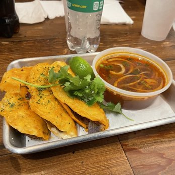 Cris and John - Birria tacos and dip - Vietnamese Near Me - Dallas, Texas