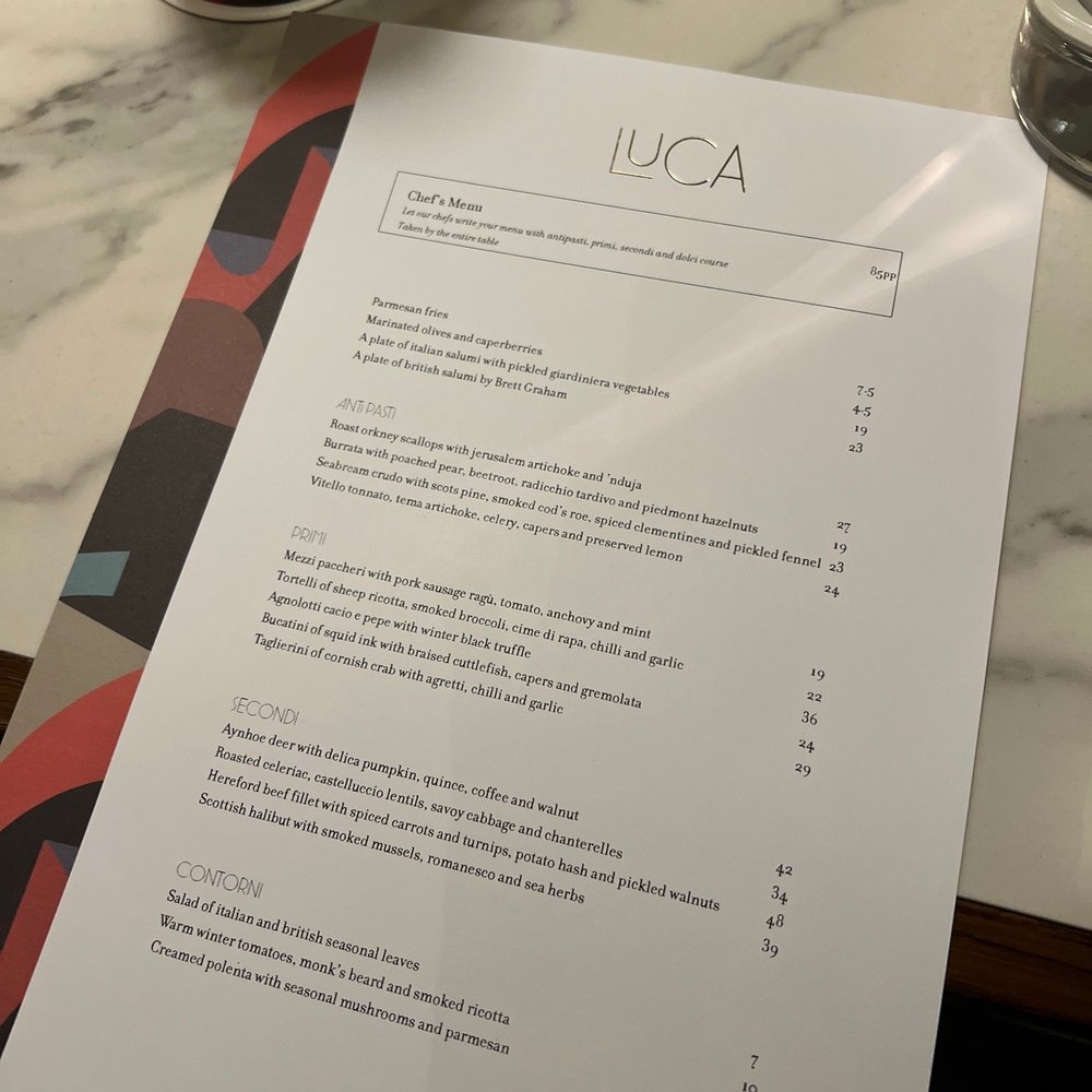 Luca - Italian Near Me - London, XGL