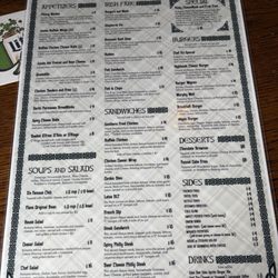 Menu, side 1 -- March 2026