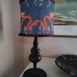 Lili Marlene Custom Lampshades - Cute dragon shade
