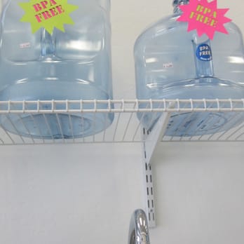 H2O To Go - Water Store - two water containers on a shelf - Water Stores Near Me - Tracy, California