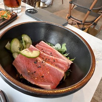 CO - Ahi poke stack - Desserts Near Me - Durham, North Carolina