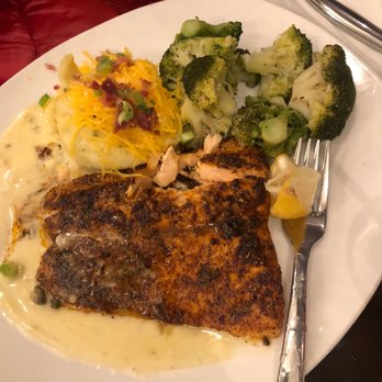 Pond  - Blackened salmon - New American Near Me - Warner Robins, Georgia