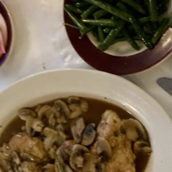 AVVIO - Chicken Marsala with Green Beans Almondine - Italian Near Me - Chicago, Illinois